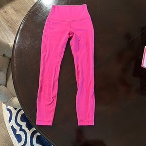 Size 2 Lululemon sonic pink align leggings
